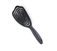 Cepillo curvado para desenredar con tecnología de cuidado del cuero cabelludo, peine ahuecado, herramienta de peluquería adecuada para cabello húmedo y seco, cepillo ergonómico