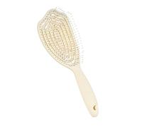 Cepillo curvado para desenredar con tecnología de cuidado del cuero cabelludo, peine ahuecado, herramienta de peluquería adecuada para cabello húmedo y seco, cepillo ergonómico