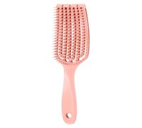 Cepillo curvado ventilado para el cabello, cepillo de pelo antinudos, cepillo de masaje ligero, peine para el cabello, cepillo de peinado para el cuidado del cabelludo, peine curvado antitirones