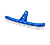 Cepillo Curvo 45° para Piscina 450 mm - Limpiafondos con Ángulo Ergonómico - Conexión Mediante Palomilla (Tornillo de Orejas) - para Paredes, Suelo y Esquinas - Fluvia