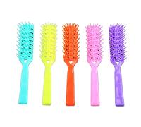 Cepillo curvo ventilado para el cabello, herramientas de peluquería de secado rápido, cepillos de masaje para desenredar el cabello
