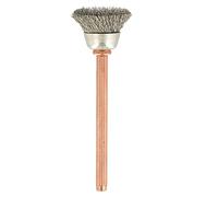 Cepillo de acero inoxidable Mod. 531 (Forma cabezal: Olla, Diámetro de trabajo: 13 mm, 2 ud.)