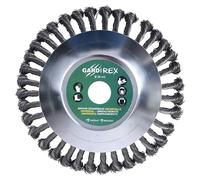 Cepillo de acero universal para desbrozadora (Diámetro: 20 cm)