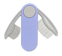 Cepillo de Acicalar para Mascotas Cepillo Plegable De Doble Cara Para | Peine para liendres de perro para Mascotas Pequeñas Medianas Cachorros Interior Exterior Jardín