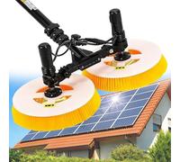 Cepillo de agua especial para techos, para la limpieza de paneles solares, pértiga telescópica, limpiador eléctrico de paneles fotovoltaicos, herramientas automáticas(Lithium Battery,5.5M)
