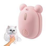 Cepillo de agua para gatos | Peine doble de vapor recargable, herramienta de masaje inteligente eléctrico portátil para mascotas de pelo largo, antiestático veterinario clínica