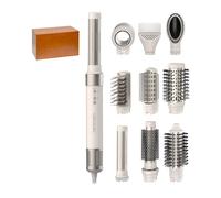 Cepillo de Aire Caliente Secador Moldeador 1400W CECOTEC Coanda anti frizz Cerámica Keratina Champagne AirGlam 10in1