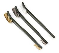 Cepillo De Alambre, Cepillos De Alambre De 3 Piezas Para Limpieza, Cepillo De Alambre Para Eliminación De Óxido Con Mango , Cepillo De Alambre Pequeño Multifunción 6,7 Pulgadas