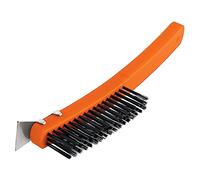 Cepillo de alambre con espátula - 3 filas