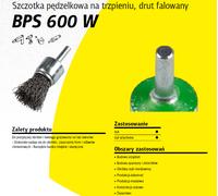 Cepillo de alambre corrugado, aw-tools, modelo bps600w, para mecanizad