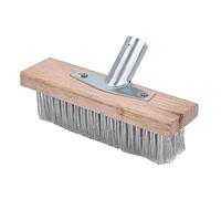 Cepillo de Alambre de Acero Inoxidable para Suelo, Cabezal de Cepillo para Suelo de Superficie Rugosa Resistente, Limpieza en Profundidad, 50cm, para Madera y Aluminio