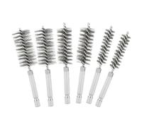 Cepillo de alambre de cerdas de metal, cepillo de alambre para taladros | Cepillo de perforación hexagonal Twisted Hex Shank, cómoda herramienta de perforación para limpiar interiores y tubos de