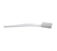 Cepillo de alambre de latón compacto Mighty perfecto para uso doméstico o profesional (alambre de nailon blanco)