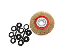 Cepillo de alambre for taladro, cepillos de alambre de latón en forma de T, for taladros, 1 pieza, for eliminar óxido de metal, pulir, cortar acero, rotativo for miniherramientas.(100mm)