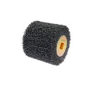 Cepillo de aleta de nailon no tejido, rueda de tambor de desbarbado y pulido satinado de 120x100x19mm for acero inoxidable(LP-80Y)