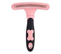 Cepillo de alfiler de doble | Rastrillo para perros | Rastrillo extra grande para mascotas | Peine de aseo de dientes anchos con mango antideslizante, reduce las pérdidas, 5.91x4.33"