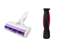 Cepillo De Alfombras LED Con Cabezal De Cepillo Motorizado, Compatible Con Xiaomi, Mijia, Accesorios For Aspiradoras 1C/K10/G9/G10.(Blue with black Roller brushes)