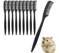 Cepillo de animales pequeños, herramienta de aseo para el pelo de animales pequeños, cepillo de chinchilla para hámster, para mascotas pequeñas, hurón, interior, hogar, pelaje de piel sensible