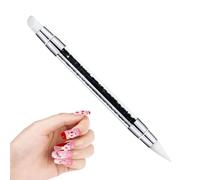 Cepillo de arte de uñas: pinceles de lápiz de uñas con punta con mango de imitación | Cepillos de tallado de uñas para modelado de gel de arte en 3D, detalles de dibujo de salpicaduras, kit de he