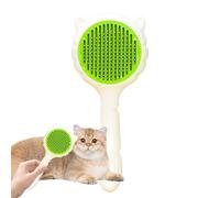 Cepillo de aseo para gatos, peine de limpieza rápida para mascotas, cepillo eficiente para desprendimiento de cepillo, cepillo de enredado para gatito, conejo, masajea y elimina pelos sueltos