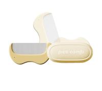 Cepillo de aseo para perros - Cepillo de aseo para perros y gatos anti pérdidas - Peine desenredante plegable elimina los nudos largos y cortos