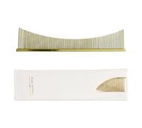 Cepillo de aseo profesional, peine para perros, 6.54 x 1.38 x 0.04 pulgadas, removedor de manchas de desgarro, seguro para piel sensible, herramienta de desenredar enredos para razas de largo