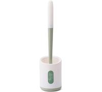 Cepillo de baño, Cepillo de baño con cerdas Nailon Perforadas for Pared, Limpieza 360 Grados, Base(Green)