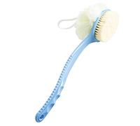 Cepillo de baño, cuerpo cepillo de espalda de ducha,Cepillo de esponja de baño cepillo de masaje de mango largo exfoliante lang para hombres mujeres mujeres en casa azul