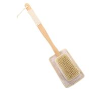 Cepillo de baño de natural en un con almohadillas de esponja de luffa, esponja de limpieza profunda corporal para mujeres, hombres, adultos, familia, madre, padre, amigos