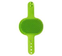 Cepillo de baño de peine de mascotas multifuncional, peine suave de silicona para mascota, peine de masaje de aseo rascadores de la cara de gato para la silla de gato que se quita la pierna