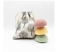 Cepillo De Baño Esponja de baño de Konjac for limpieza y corporal. Cepillos De Baño (Size : 3PCS-RYG)