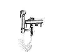 Cepillo de baño, higiene personal, juego de bidé de mano, accesorio de inodoro, pistola rociadora de descarga, boquilla de refuerzo de ducha de mano, juego de lavado para mujeres de cobre complet