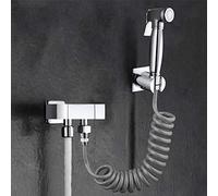 Cepillo de baño Manguera de inodoro Rociador de bidé Kit de rociador de inodoro El mejor juego de ducha sanitaria personal Pistola rociadora de bidé Socio de descarga de inodoro Boquilla Lavado d