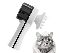 Cepillo de baño para perros, cepillo de espuma automático para mascotas, peine de masaje de burbujas para cachorros, 18 x 9 x 7 cm, recargable, conveniencia, fácil de usar y recarga para mayor