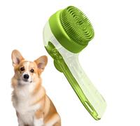 Cepillo de baño para perros, cepillo de lavado para cachorros, desenredante suave para mascotas, gatitos, caballos, limpieza de higiene, caspa, pulgas, mate, materiales resistentes, 19 x 8,5 x 3 cm