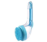 Cepillo de baño para Perros con dispensador de champú, Cepillo de baño para Mascotas de Dientes Finos para Perros y Gatos, Herramienta de Aseo para de Pelo Corto y Largo