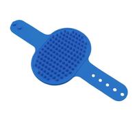 Cepillo de baño para perros, peine de aseo de goma, cepillo de 30 x 4,9 cm con ajustable, herramienta de masaje de derramamiento, peine de curry de silicona suave con estilo ergonómico