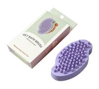 Cepillo De Baño Para Perros Suministros para Mascotas con Muda de Doble | Exfoliante De Baño Para Caninos Con Champú para Limpieza y Baño de Cachorros y de Todas las Razas
