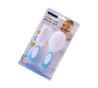 Cepillo de baño suave 2 en 1 para lavado de cabello y exfoliante corporal para bebés de 0 a 24 meses, fácil agarre, juego de herramientas de baño para niños pequeños, masajeador suave del cuero