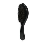 Cepillo de barba de mango largo bigote, cuidado de hombres con ergonómico negro