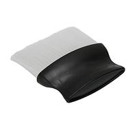 Cepillo de Barbero Cuello, Cepillo de Plato Cuello con Cerdas Nylon Suaves con Base Barbería Barbería Base Vertical Estable para Barberos y Preparación Personal (WHITE)