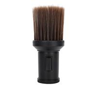 Cepillo de Barrido de Cabello Roto Multifuncional con Cerdas Amigables para la Piel para Barber Shop | Duster de Cuello Desmontable y Fácil de Limpiar | Cepillo de Afeitar de Barba Negra (BLACK)