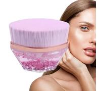Cepillo de base para maquillaje líquido-hexagonal, cepillo básico sin rastros de cepillos de maquillaje mágico maquillaje belleza belleza cepillo come sin cepillo portátil de polvo