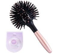 Cepillo de bola 3D - Cepillo redondo de 360° para ondas voluminosas, rizos y ondas de playa, ideal para secador, giro y peinado del cabello - Bomb Ball Curl Brush