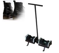 Cepillo De Botas Resistente, Base Metálica Fija, Cerdas Rígidas De Doble Cara para Botas De Lluvia, Senderismo Y Fútbol, Removedor De Barro para Entrada De Jardín(Dual)