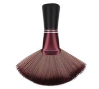 Cepillo de cabello de forma de ventilador profesional, herramienta de limpieza de ABS suave para el cabello para cortar el cuello de peinado 6.7x4.3x1.6 pulgadas 170x110x40 mm