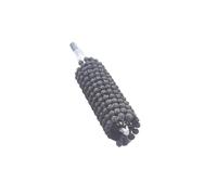 Cepillo de cabeza esférica de carburo de silicio, Cilindro que afila tamaños múltiples del arrabio de pulido la arena 120 cepillo bola quita las rebabas(Dia20.6x115mm P120)