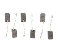 Cepillo de carbono E64 de repuesto para amoladora angular de 1200 W modelos GWS12-125S y GWS12-150S - 6 x 10 × 17 mm, incluye alambre y resorte de cepillo, compatible con