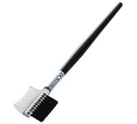 Cepillo de ceja Peine de ceja de doble Sostenedor de Herramientas de maquillaje cosmeticos 1pzs Negro