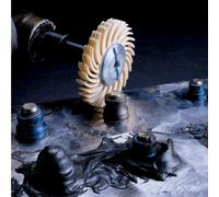 Cepillo de cerdas radiales 3M Scotch-Brite SS-ZB - Orificio central de 3/8 in - 3 in